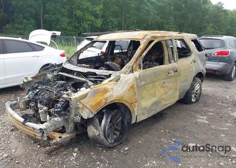 2015 Ford Explorer Xlt из США, поврежденный, VIN 1FM5K8D8XFGA91479